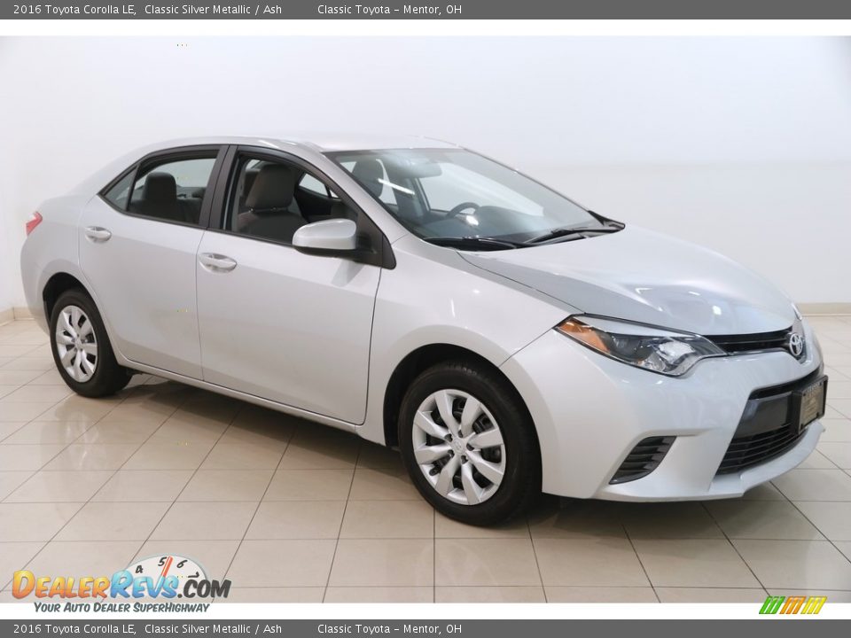 2016 Toyota Corolla LE Classic Silver Metallic / Ash Photo #1