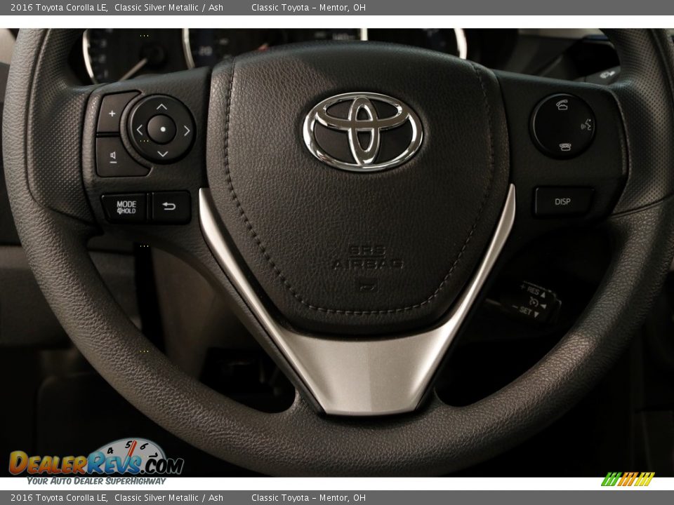 2016 Toyota Corolla LE Classic Silver Metallic / Ash Photo #7