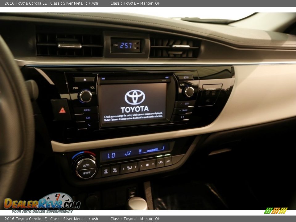 2016 Toyota Corolla LE Classic Silver Metallic / Ash Photo #9
