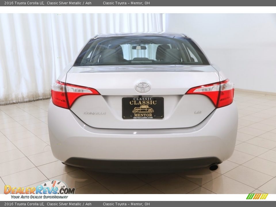 2016 Toyota Corolla LE Classic Silver Metallic / Ash Photo #17