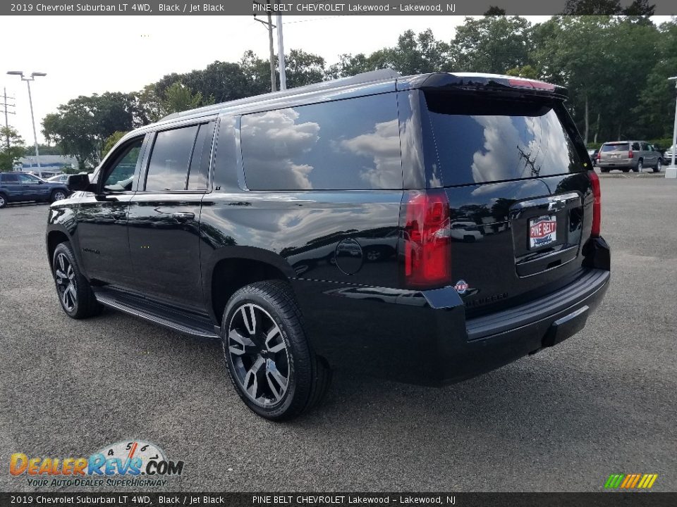 2019 Chevrolet Suburban LT 4WD Black / Jet Black Photo #4