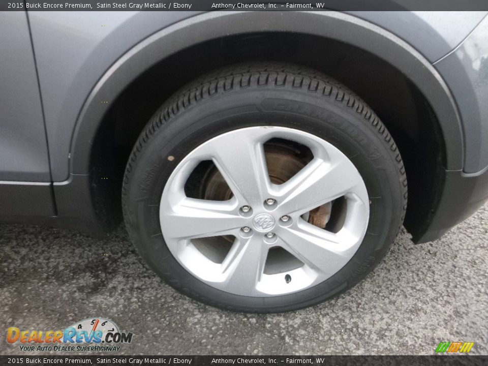 2015 Buick Encore Premium Satin Steel Gray Metallic / Ebony Photo #2