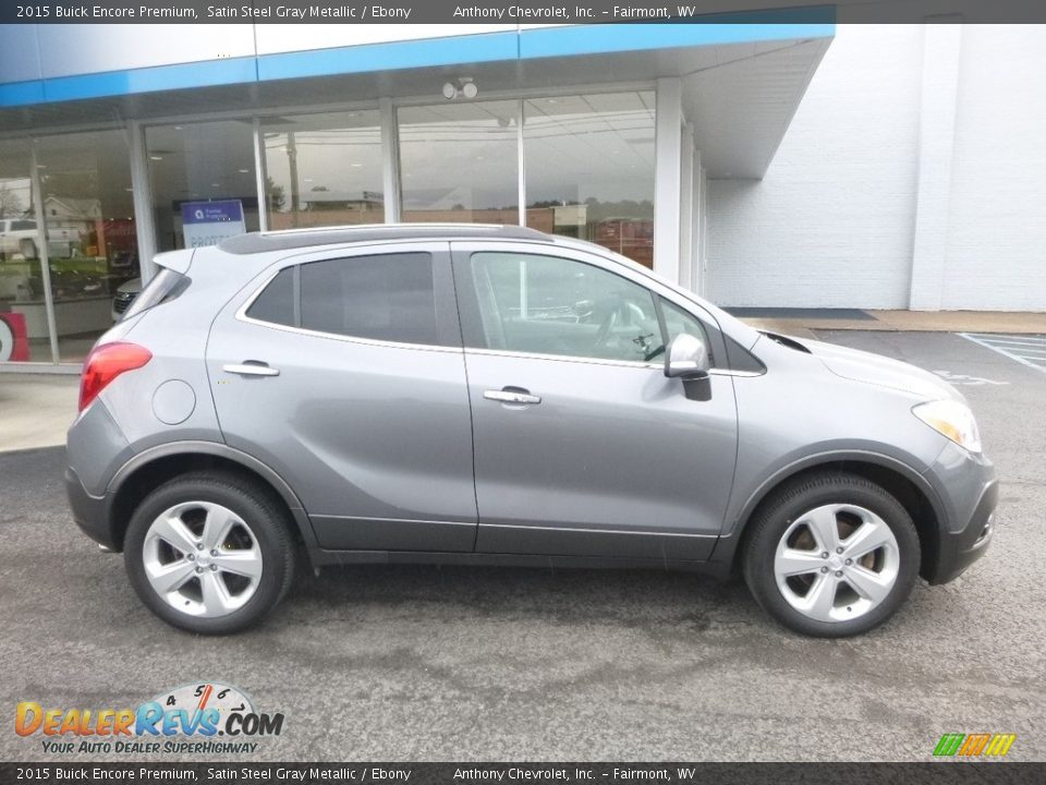 2015 Buick Encore Premium Satin Steel Gray Metallic / Ebony Photo #3