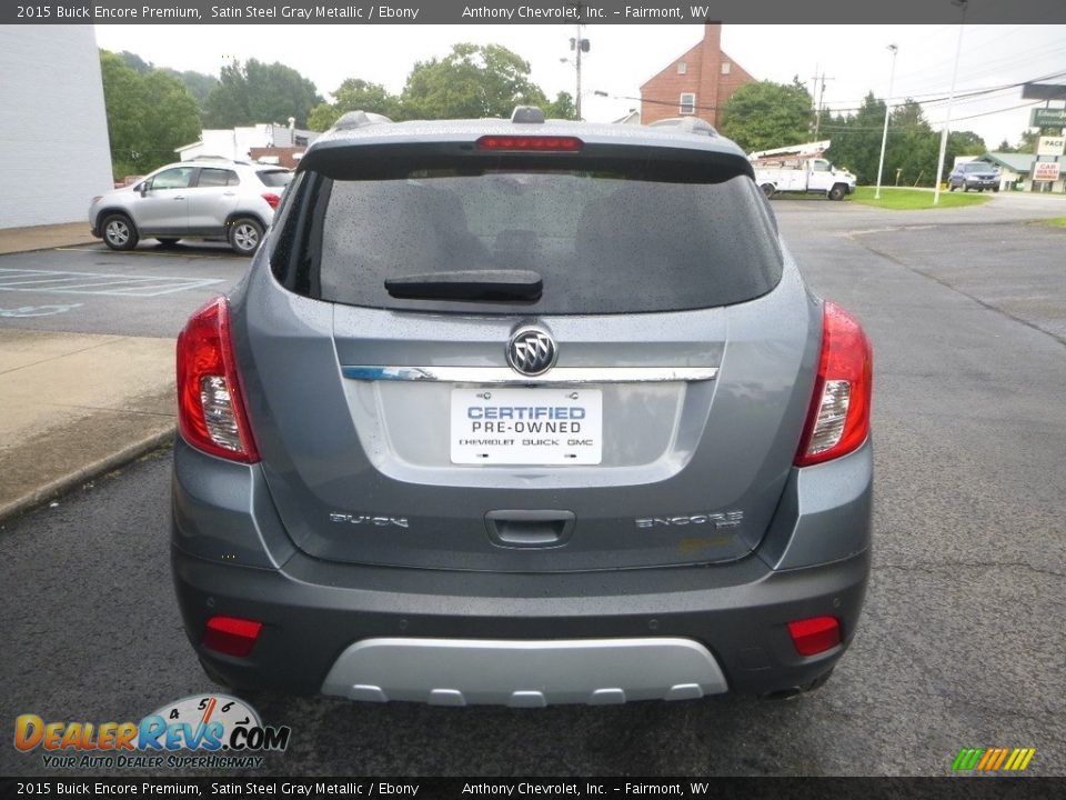 2015 Buick Encore Premium Satin Steel Gray Metallic / Ebony Photo #5
