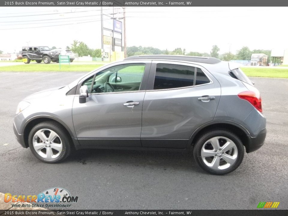 2015 Buick Encore Premium Satin Steel Gray Metallic / Ebony Photo #7