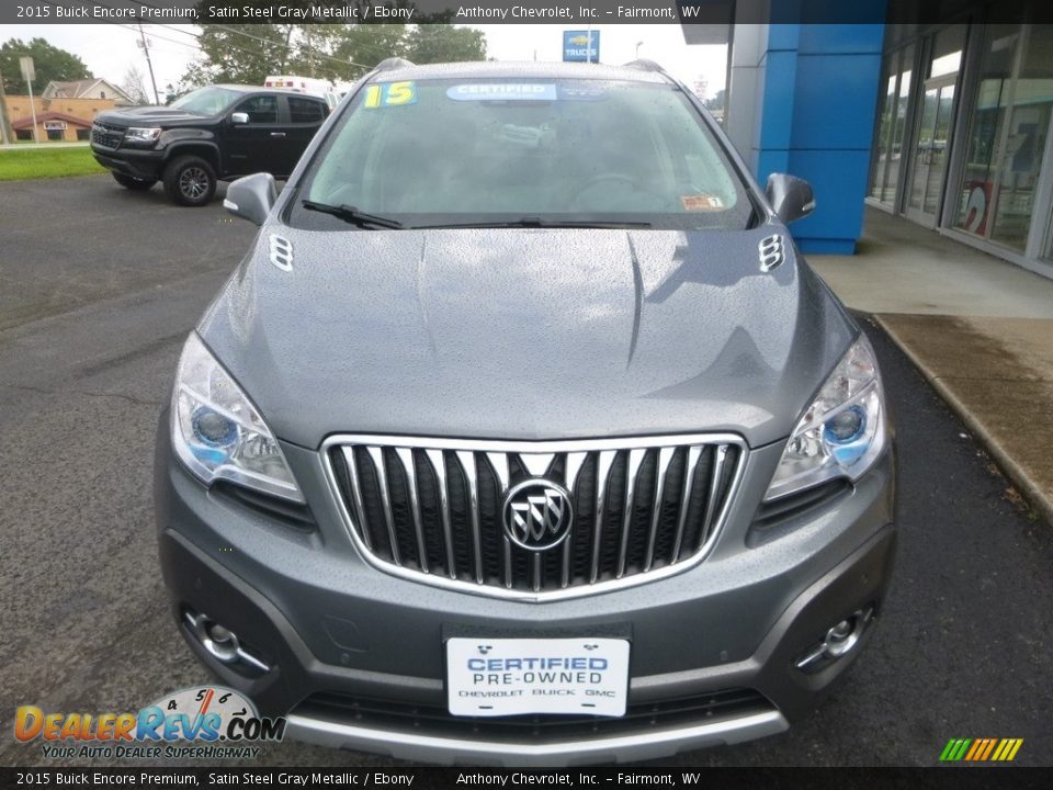 2015 Buick Encore Premium Satin Steel Gray Metallic / Ebony Photo #9