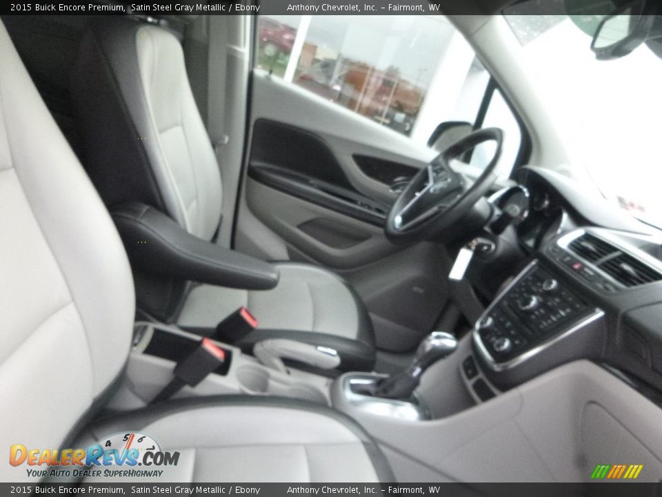 2015 Buick Encore Premium Satin Steel Gray Metallic / Ebony Photo #10