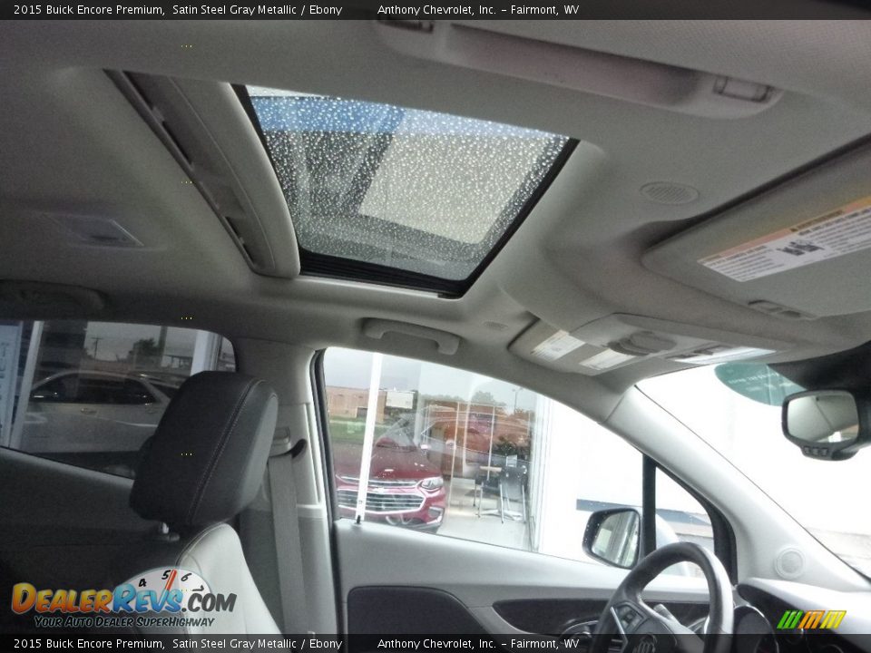 2015 Buick Encore Premium Satin Steel Gray Metallic / Ebony Photo #11