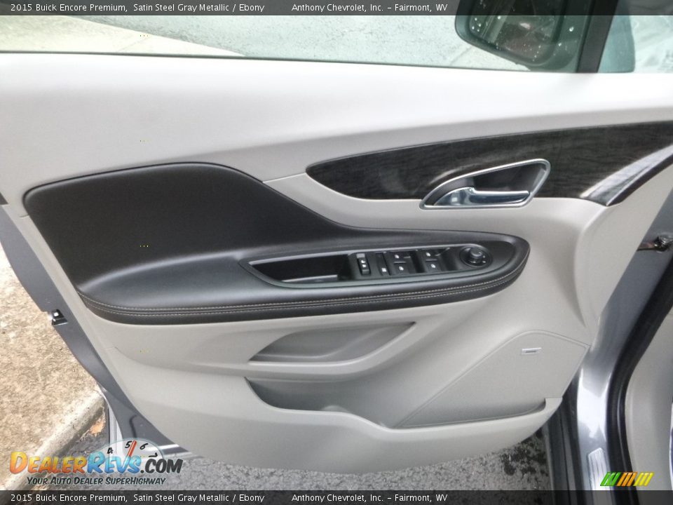 2015 Buick Encore Premium Satin Steel Gray Metallic / Ebony Photo #13