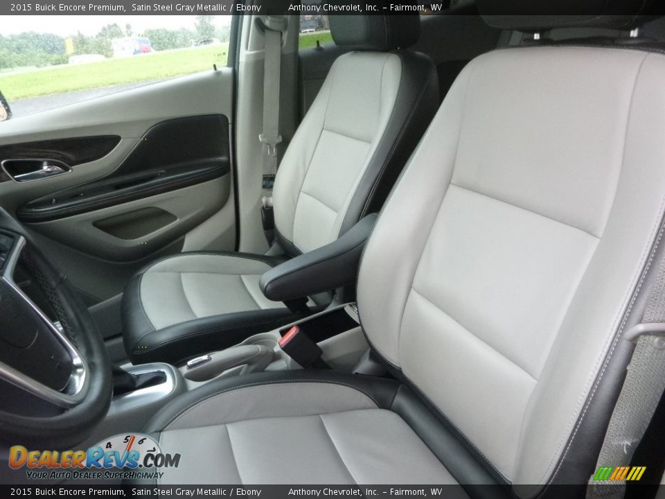 2015 Buick Encore Premium Satin Steel Gray Metallic / Ebony Photo #14