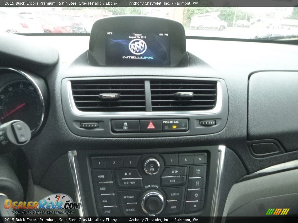 2015 Buick Encore Premium Satin Steel Gray Metallic / Ebony Photo #16