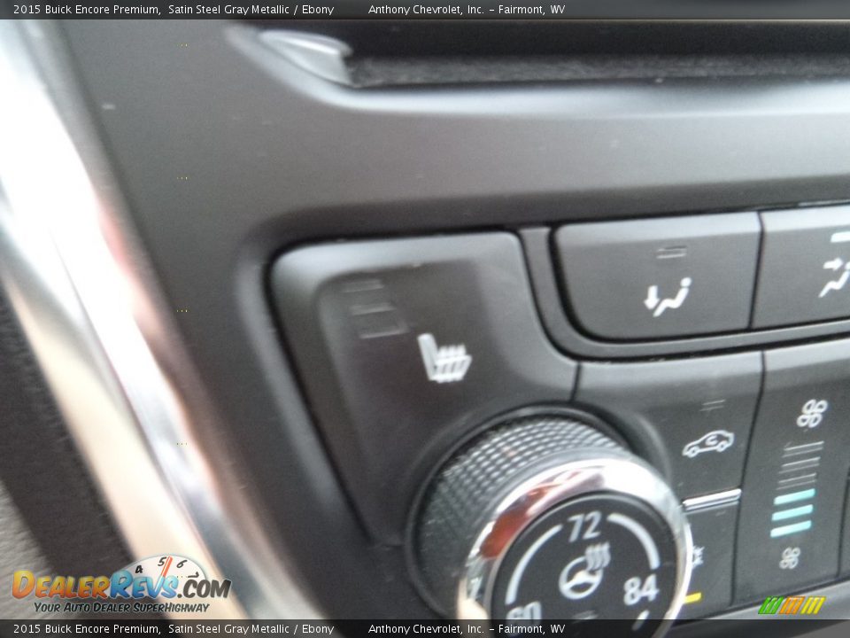 2015 Buick Encore Premium Satin Steel Gray Metallic / Ebony Photo #19