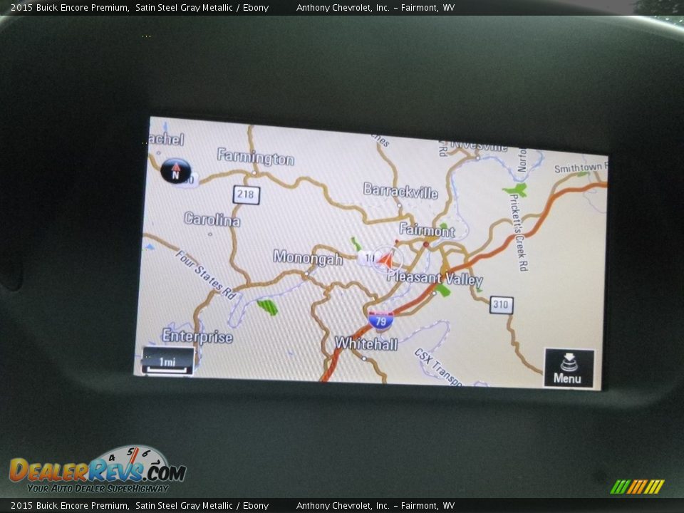 2015 Buick Encore Premium Satin Steel Gray Metallic / Ebony Photo #20