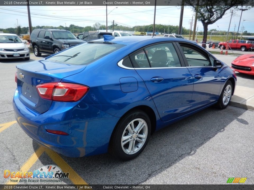2018 Chevrolet Cruze LT Kinetic Blue Metallic / Jet Black Photo #4
