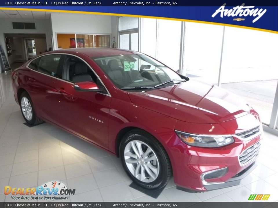 2018 Chevrolet Malibu LT Cajun Red Tintcoat / Jet Black Photo #1