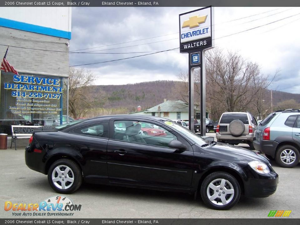 2006 Chevrolet Cobalt LS Coupe Black / Gray Photo #1