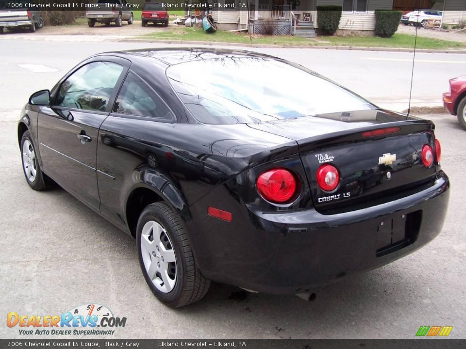 2006 Chevrolet Cobalt LS Coupe Black / Gray Photo #6