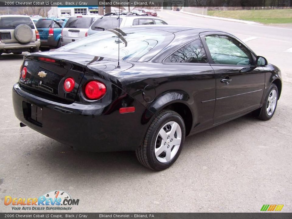 2006 Chevrolet Cobalt LS Coupe Black / Gray Photo #7