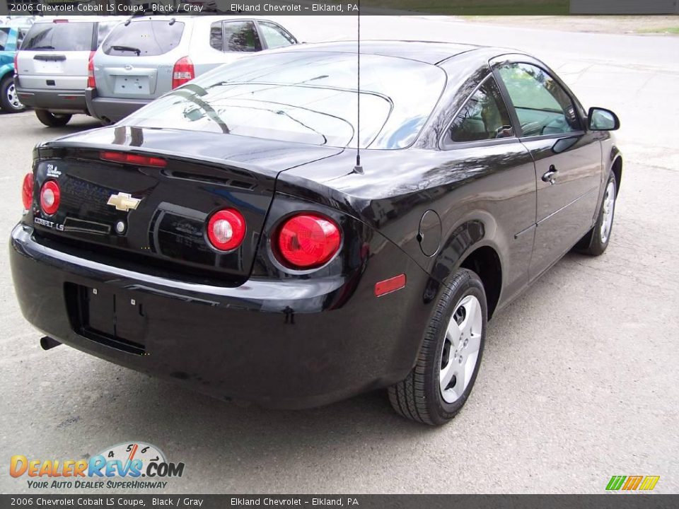 2006 Chevrolet Cobalt LS Coupe Black / Gray Photo #9