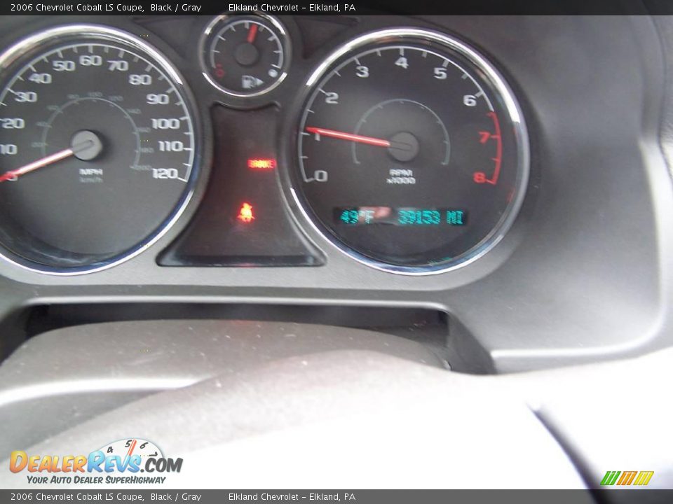 2006 Chevrolet Cobalt LS Coupe Black / Gray Photo #20