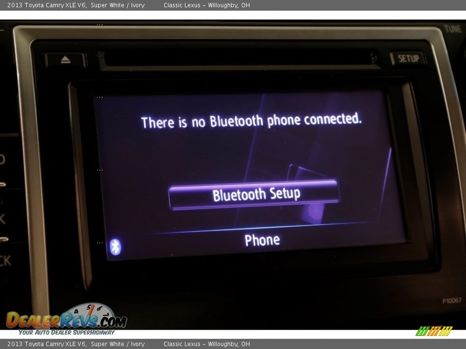 2013 Toyota Camry XLE V6 Super White / Ivory Photo #9