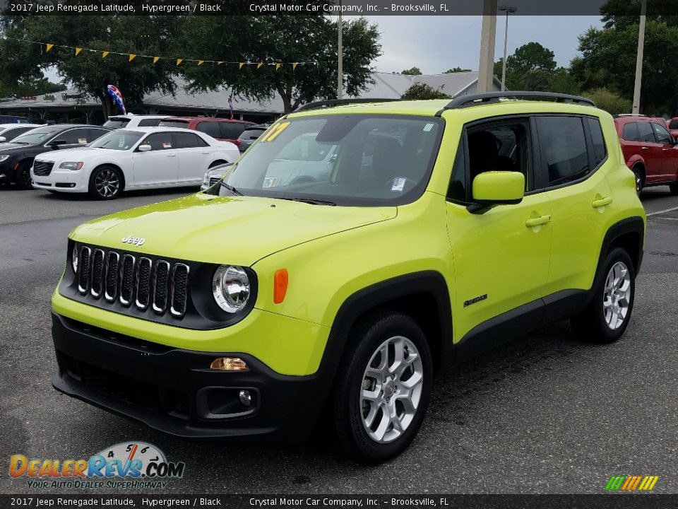 2017 Jeep Renegade Latitude Hypergreen / Black Photo #1