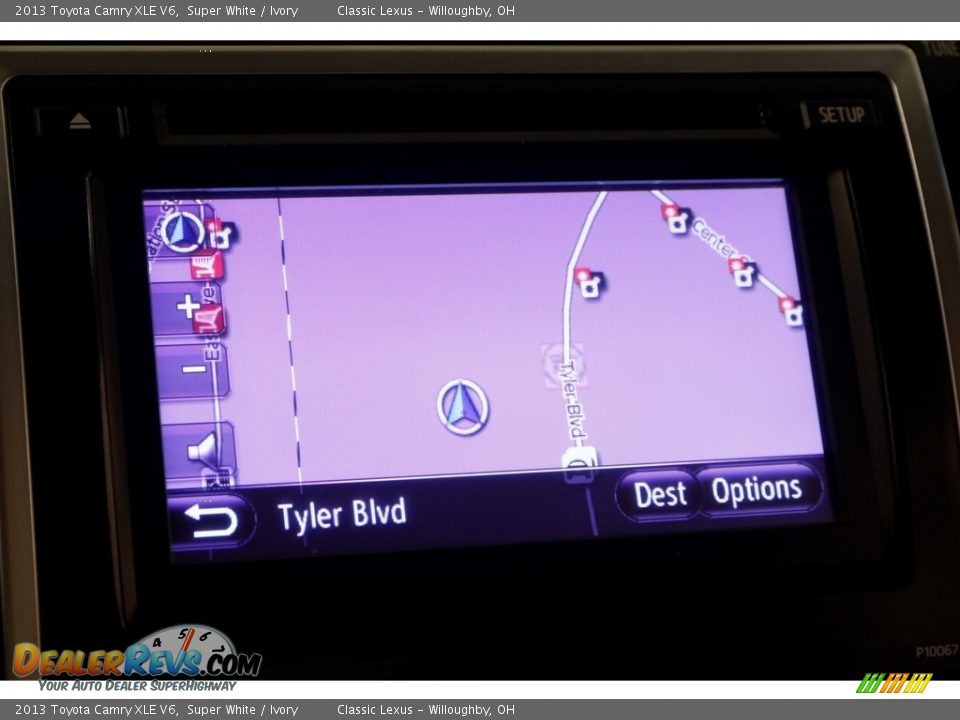 2013 Toyota Camry XLE V6 Super White / Ivory Photo #12