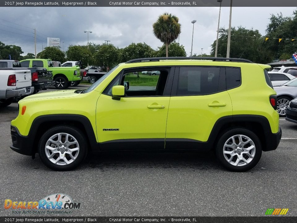 2017 Jeep Renegade Latitude Hypergreen / Black Photo #2
