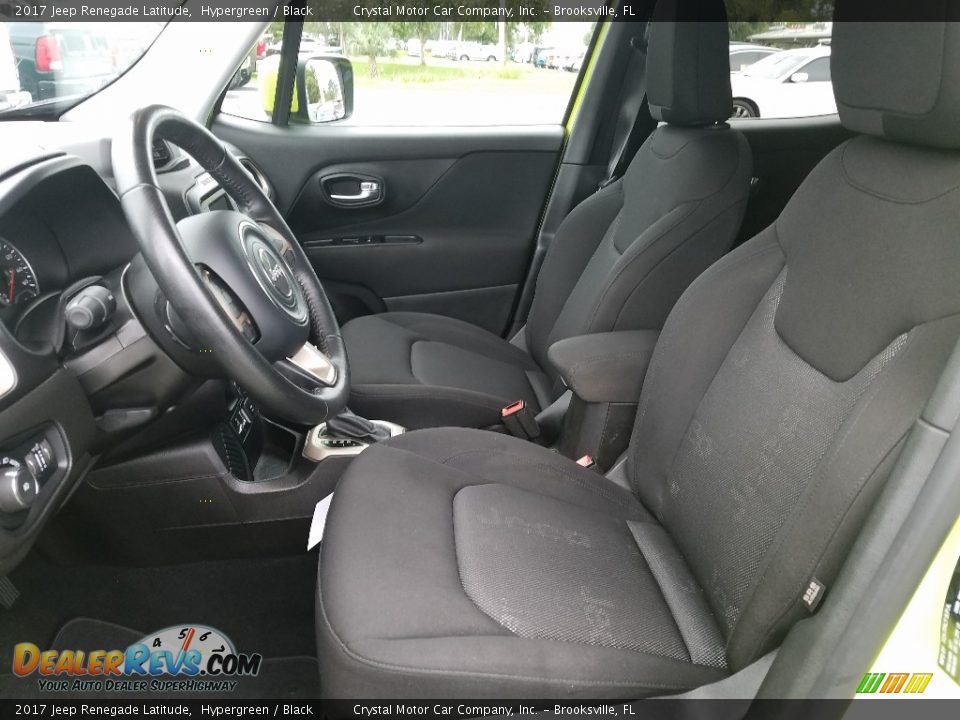 2017 Jeep Renegade Latitude Hypergreen / Black Photo #9