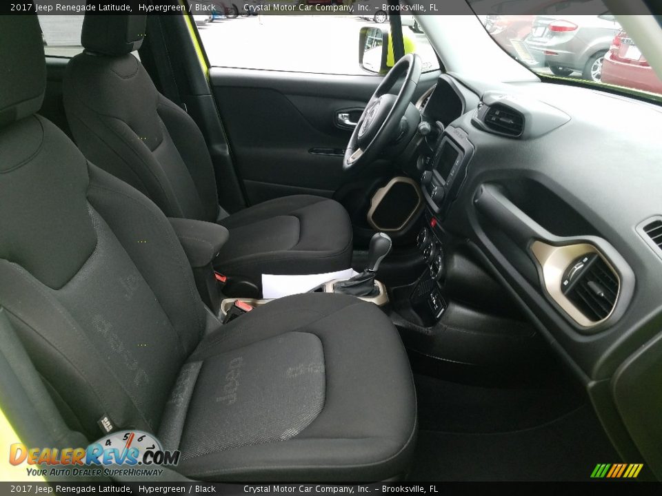2017 Jeep Renegade Latitude Hypergreen / Black Photo #12