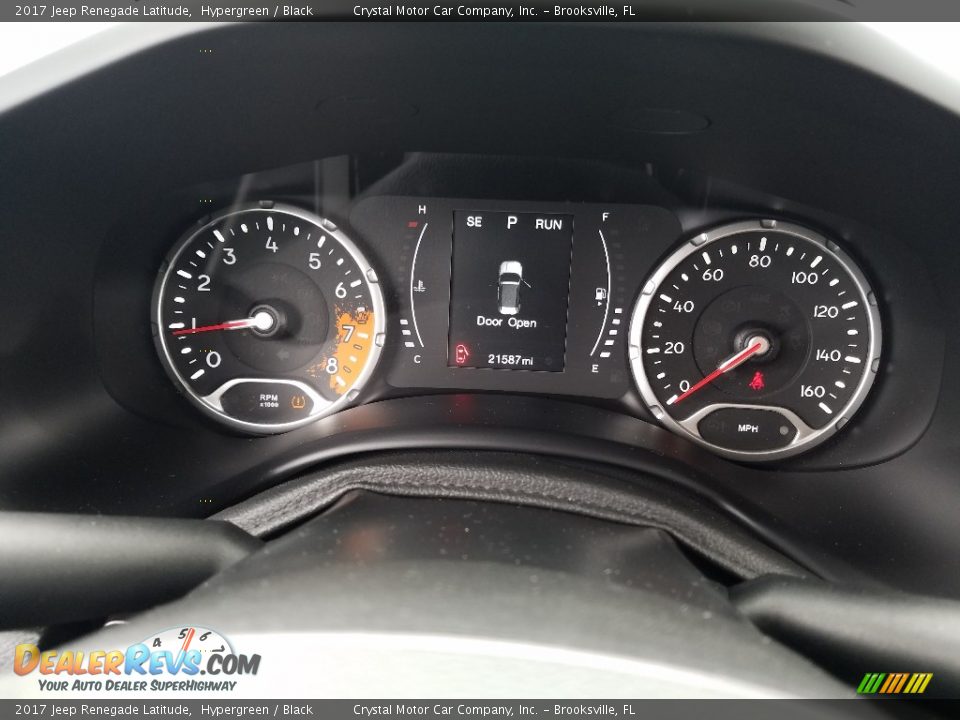 2017 Jeep Renegade Latitude Hypergreen / Black Photo #14