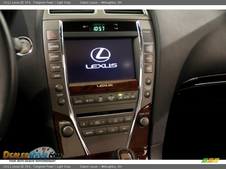 2011 Lexus ES 350 Tungsten Pearl / Light Gray Photo #10