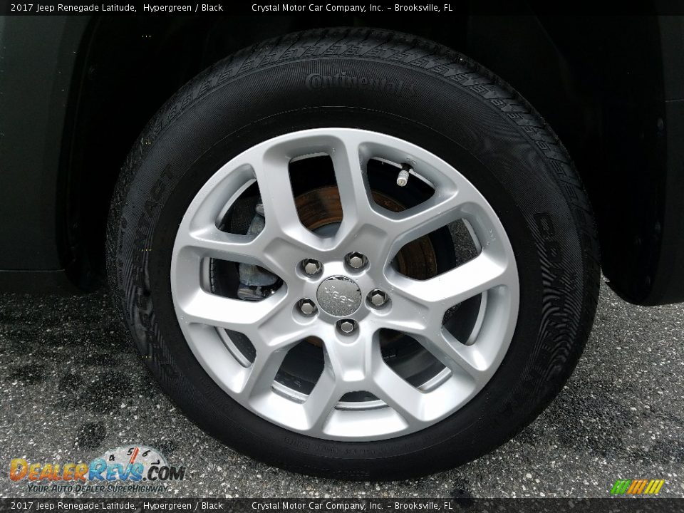 2017 Jeep Renegade Latitude Hypergreen / Black Photo #20