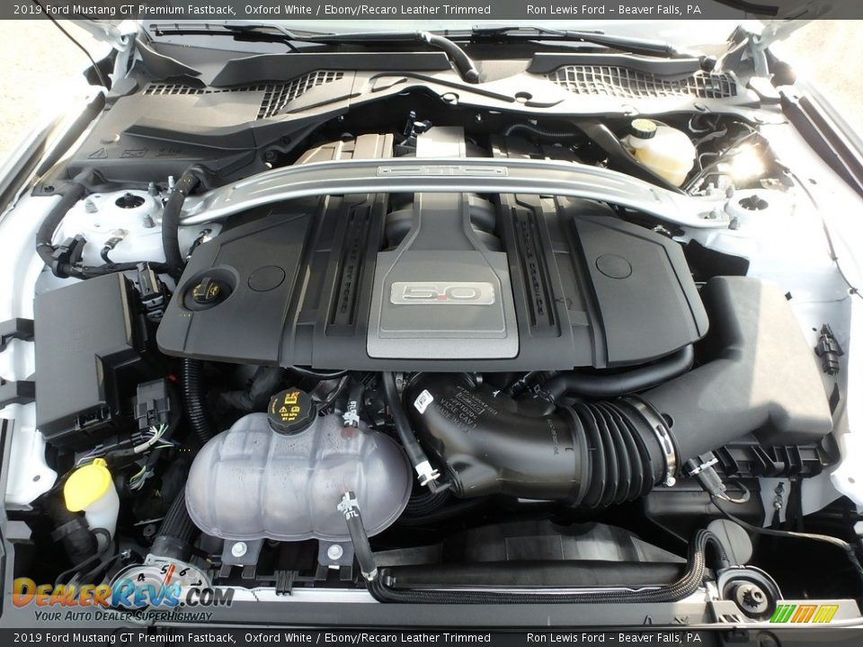 2019 Ford Mustang GT Premium Fastback 5.0 Liter DOHC 32-Valve Ti-VCT V8 Engine Photo #8
