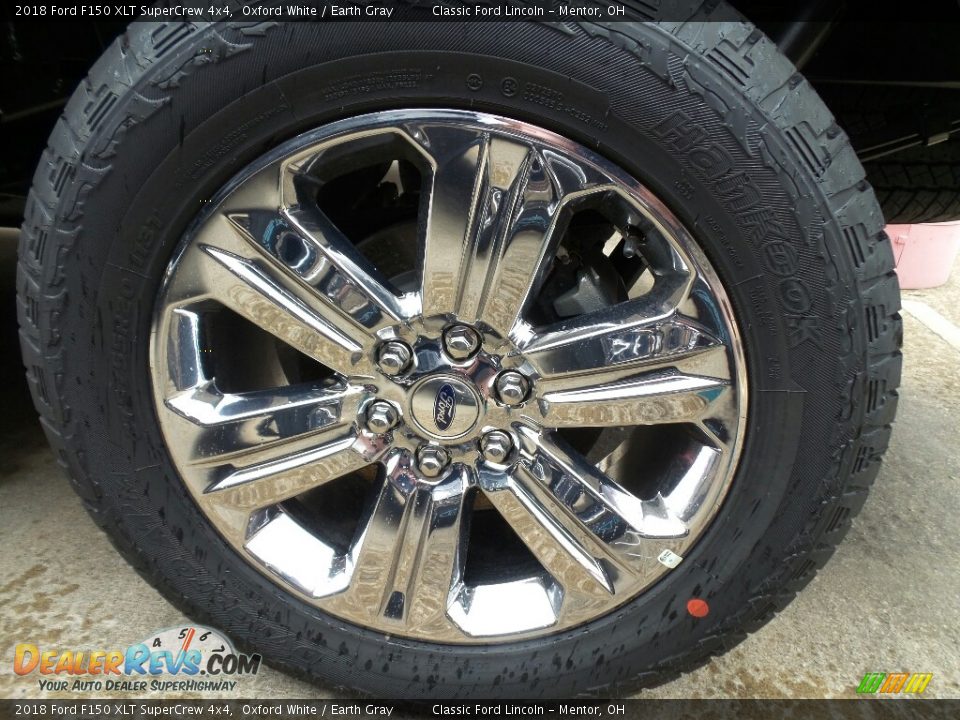 2018 Ford F150 XLT SuperCrew 4x4 Oxford White / Earth Gray Photo #4