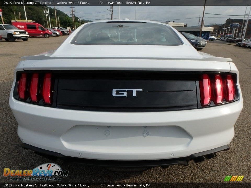 2019 Ford Mustang GT Fastback Oxford White / Ebony Photo #3