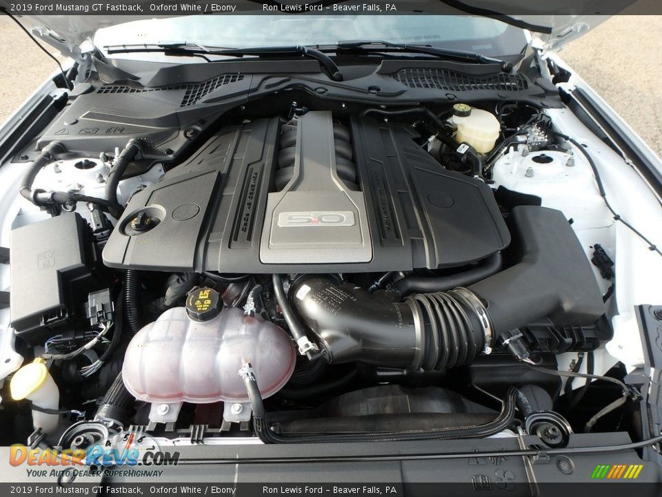 2019 Ford Mustang GT Fastback 5.0 Liter DOHC 32-Valve Ti-VCT V8 Engine Photo #7