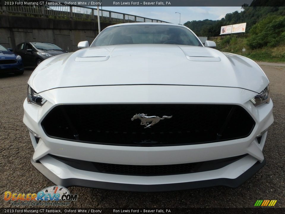 2019 Ford Mustang GT Fastback Oxford White / Ebony Photo #8