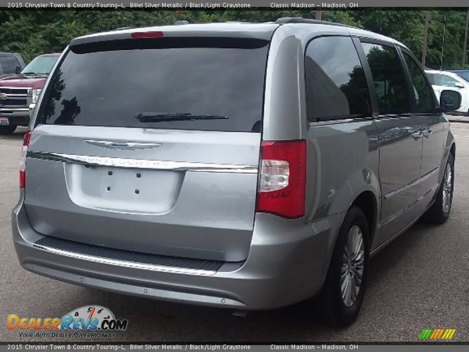 2015 Chrysler Town & Country Touring-L Billet Silver Metallic / Black/Light Graystone Photo #3