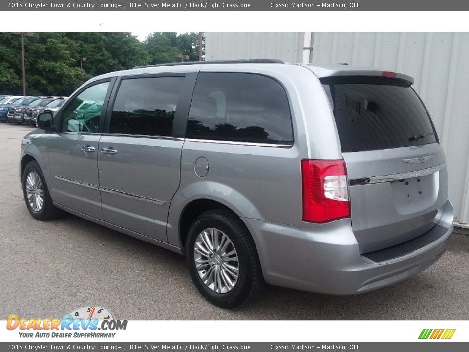 2015 Chrysler Town & Country Touring-L Billet Silver Metallic / Black/Light Graystone Photo #5