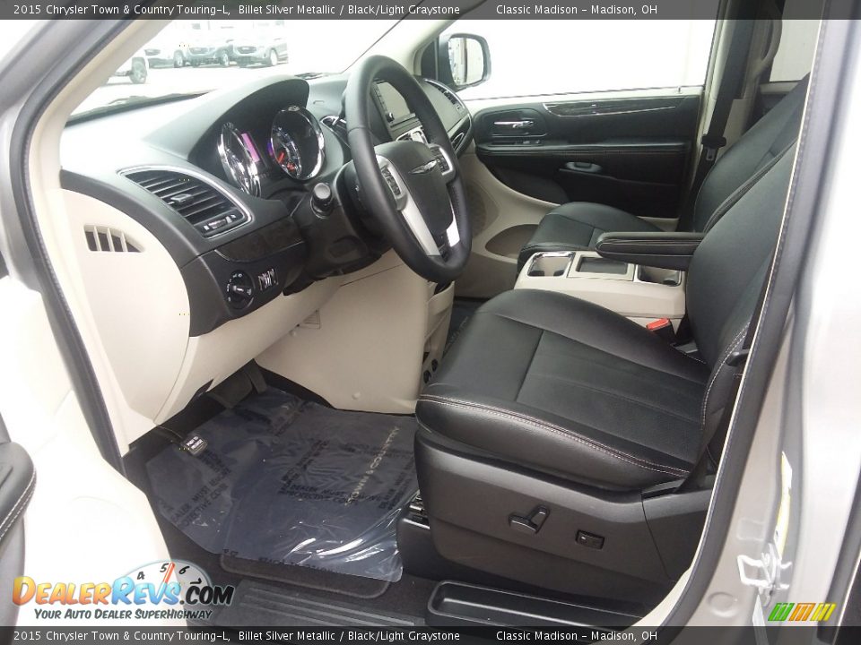 2015 Chrysler Town & Country Touring-L Billet Silver Metallic / Black/Light Graystone Photo #7