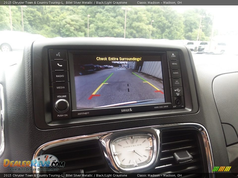 2015 Chrysler Town & Country Touring-L Billet Silver Metallic / Black/Light Graystone Photo #13