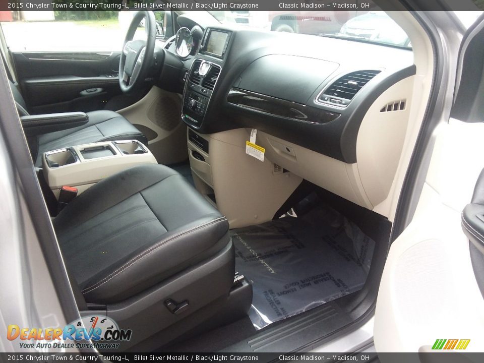2015 Chrysler Town & Country Touring-L Billet Silver Metallic / Black/Light Graystone Photo #15