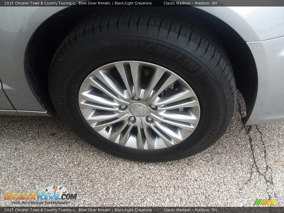 2015 Chrysler Town & Country Touring-L Billet Silver Metallic / Black/Light Graystone Photo #23