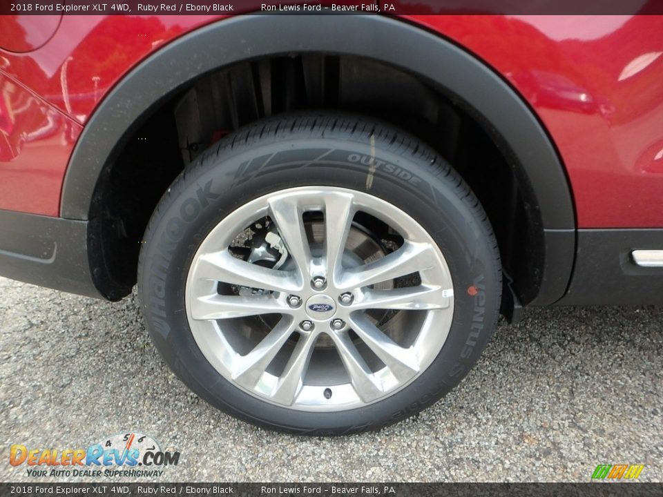 2018 Ford Explorer XLT 4WD Ruby Red / Ebony Black Photo #2
