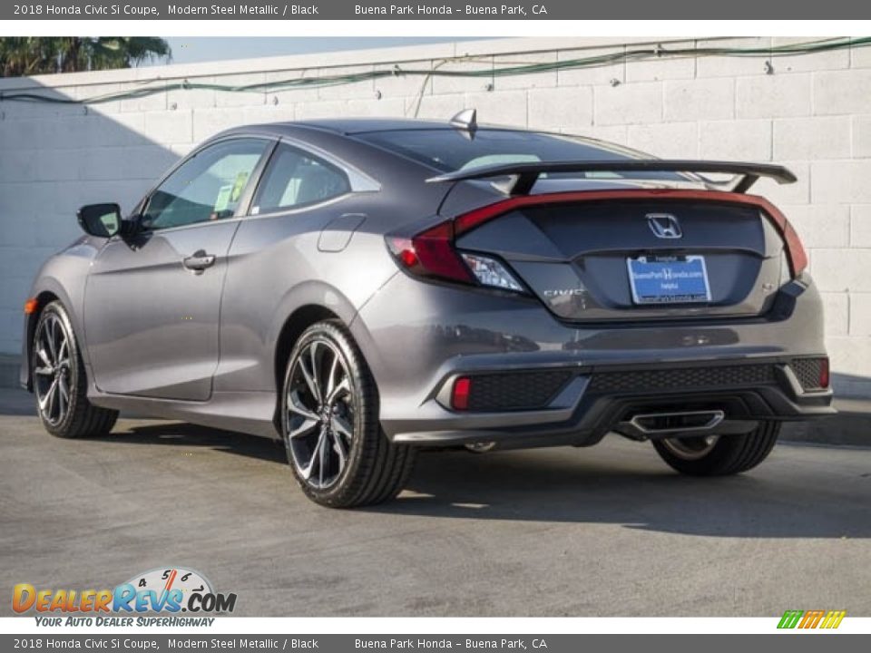 2018 Honda Civic Si Coupe Modern Steel Metallic / Black Photo #2