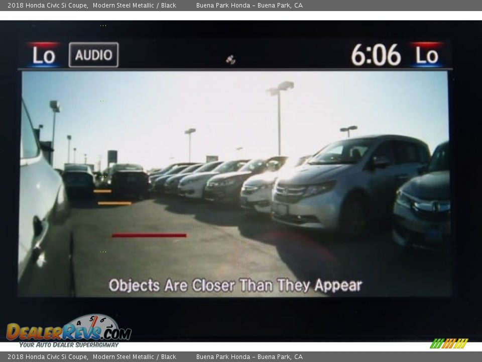 2018 Honda Civic Si Coupe Modern Steel Metallic / Black Photo #6