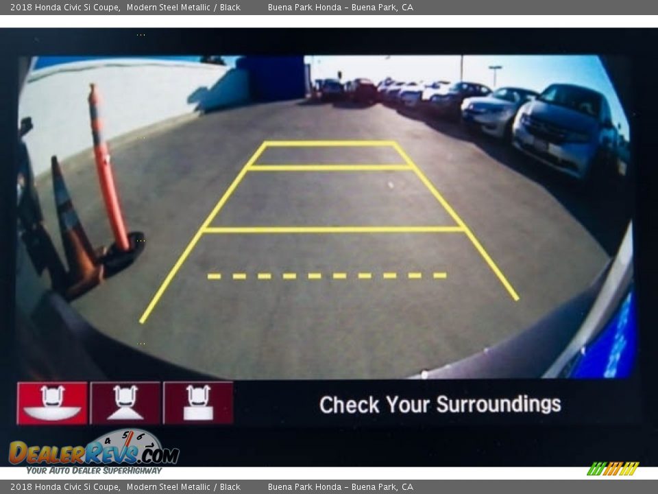 2018 Honda Civic Si Coupe Modern Steel Metallic / Black Photo #7