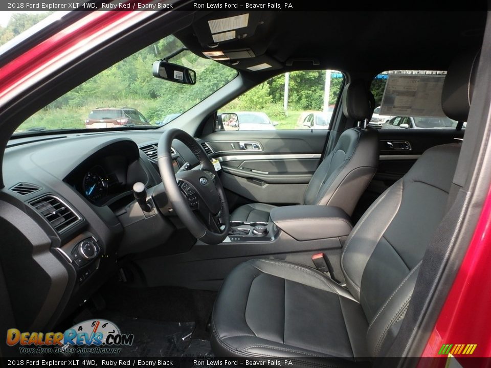 2018 Ford Explorer XLT 4WD Ruby Red / Ebony Black Photo #11