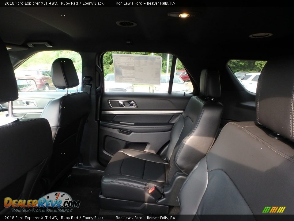 2018 Ford Explorer XLT 4WD Ruby Red / Ebony Black Photo #12